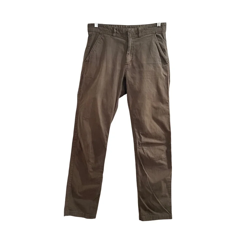 The North Face Mens Brown Hiking Pants Size 30 Regular Canvas Outdoor Trousers
